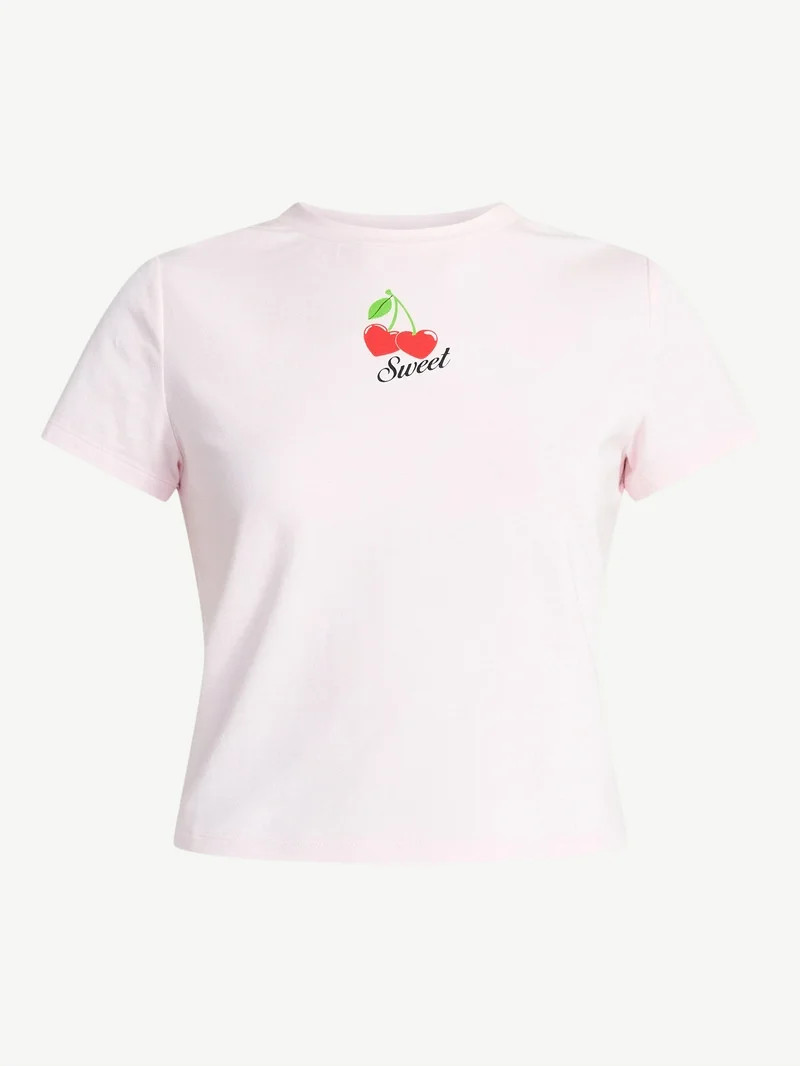 No Boundaries Sleepwear Graphic Baby Tee, Women's XS-XXL | Walmart (US)