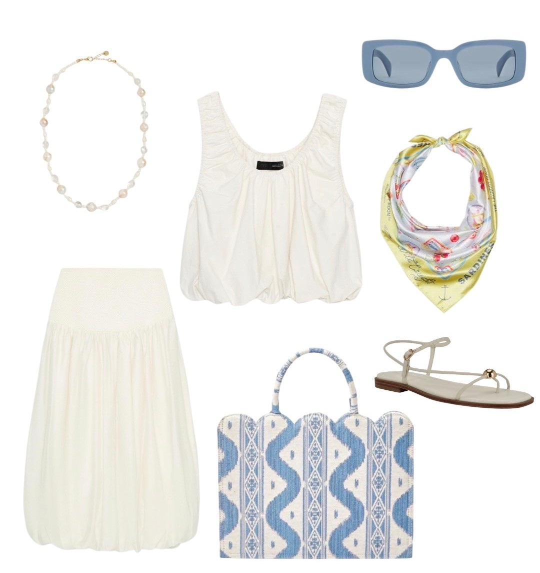 Cutest weekend or vacation outfit 🐚✨🩵can dress this set up or down!

#LTKootd #LTKTravel #LTKSaleAlert