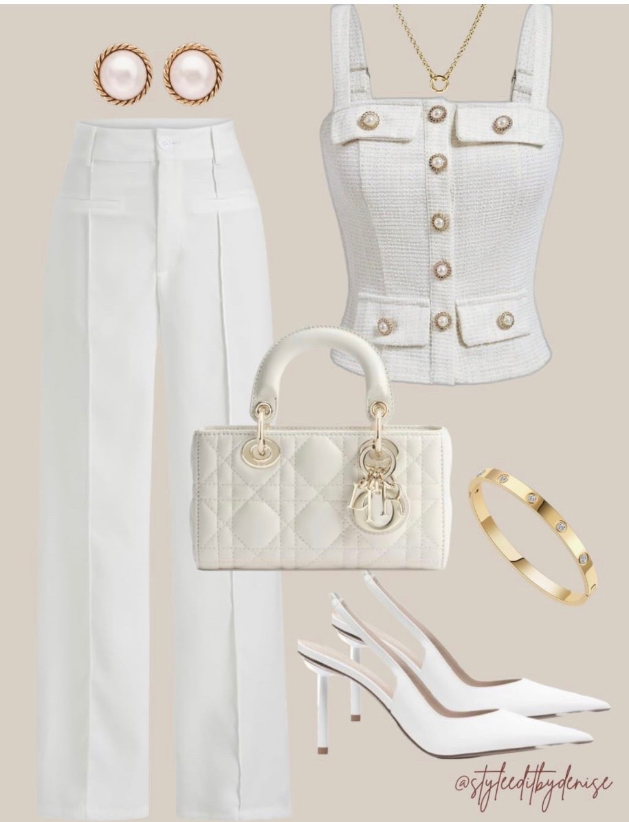 The All‑White Luxe Look
white and gold — polished, elevated, and ready to shop. these are the pieces that actually pull a look together. everything is linked for you.

#quietluxury #whiteandgold #elevatedstyle #neutraloutfit #chicandminimal #outfitinspo #ltkfashion #ltkstyle #springstyleedit #everydayluxury

#LTKSeasonal #LTKWorkwear #LTKOver40