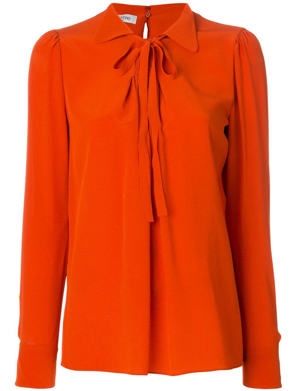 Valentino bow front shirt - Yellow & Orange | FarFetch US