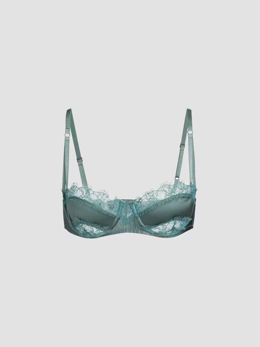 Lace Inset Balconette Bra | Saks Fifth Avenue