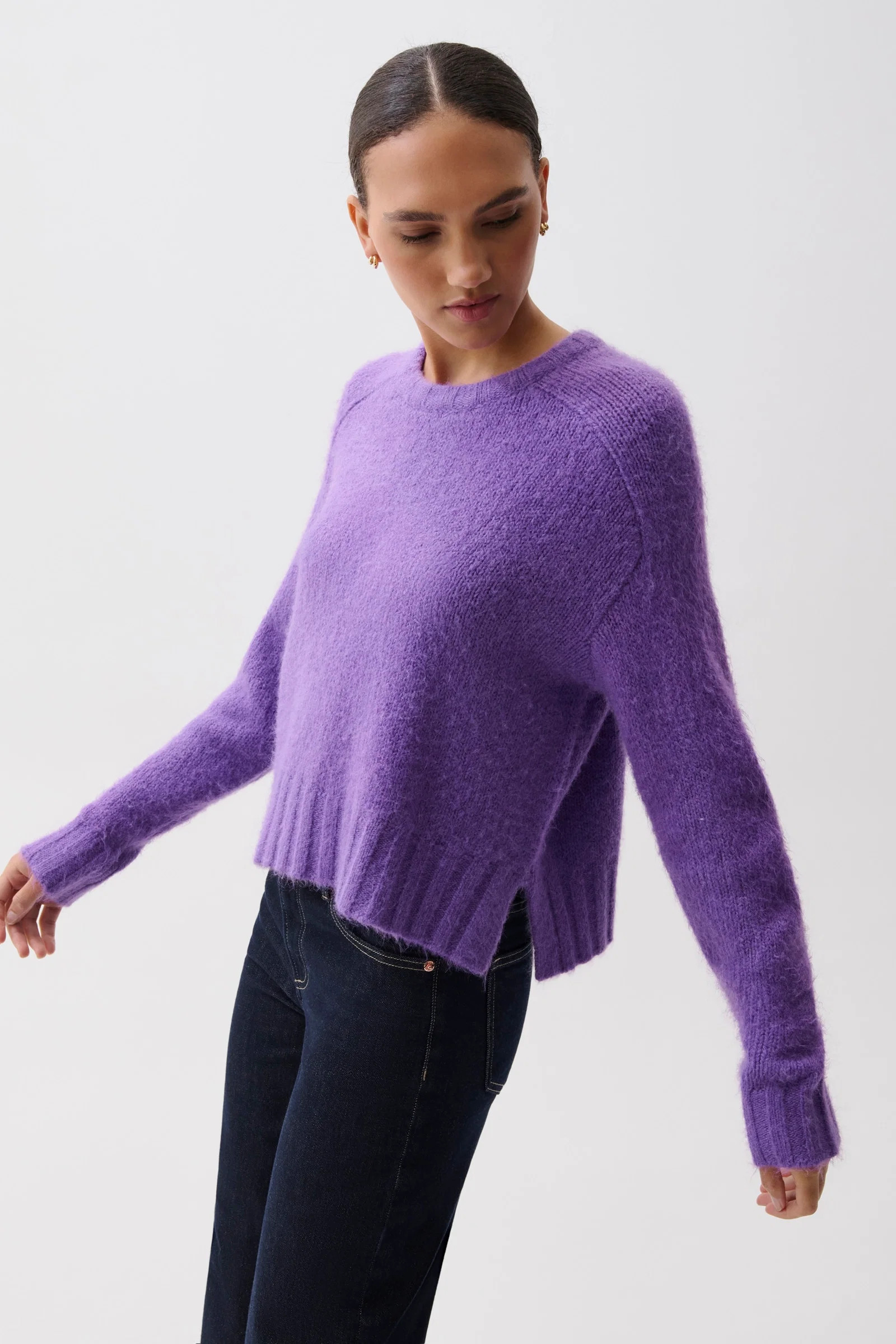 Adina Knit Sweater - Moonlit Violet | Pistola Denim