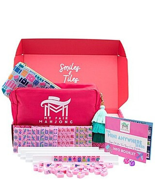 My Fair Mahjong The Anywhere Series Mini Mahjong Tile Set - Pink | Dillard's