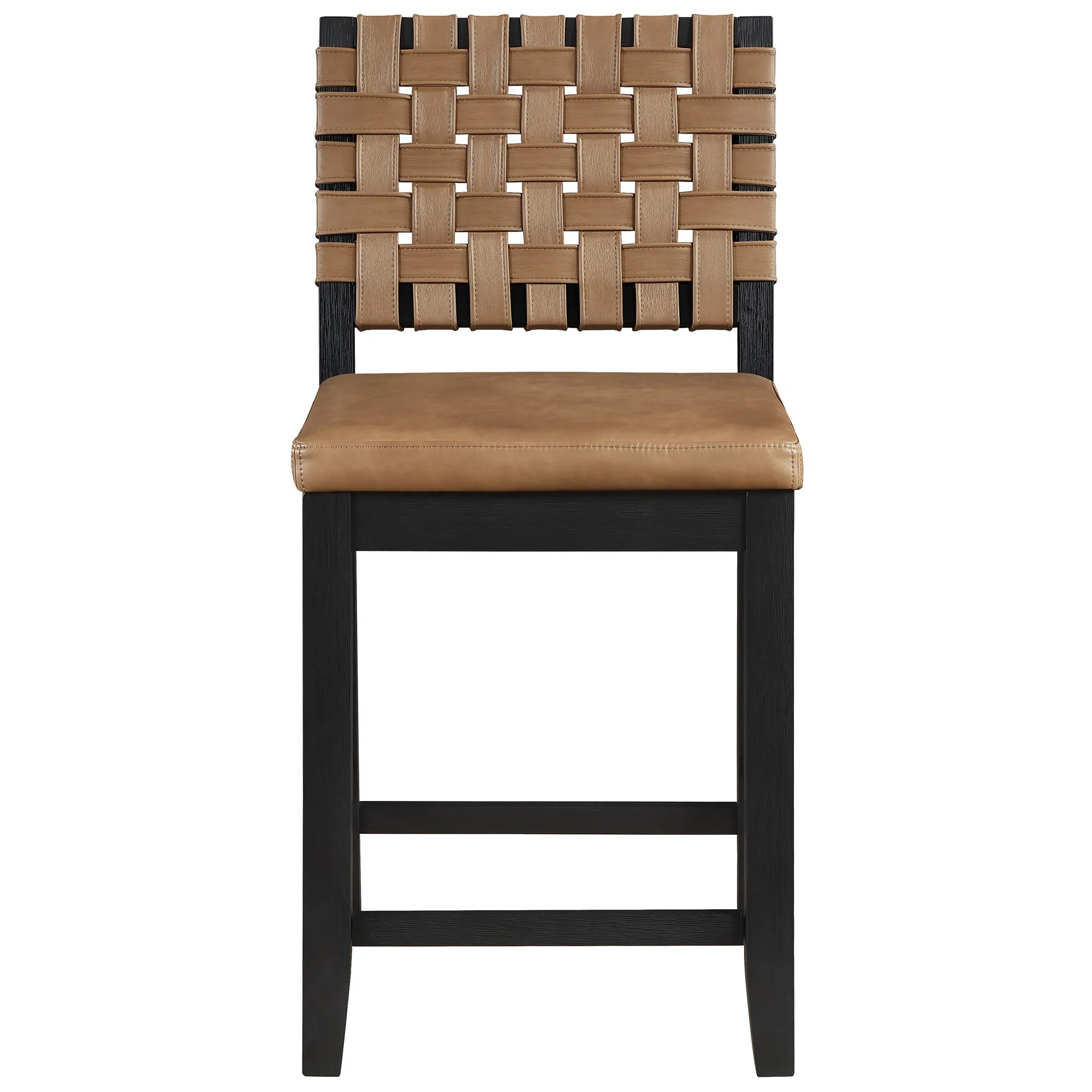 Reid Vegan Leather Counter Chair (Set of 2) | Wayfair North America