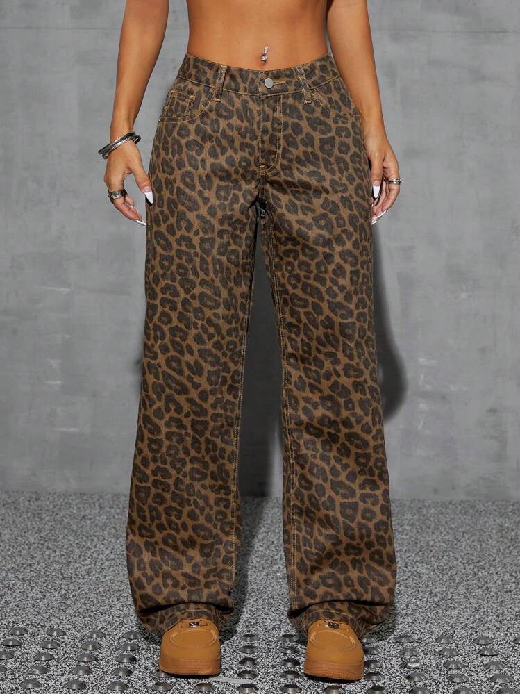 Cheetah Pants  | SHEIN