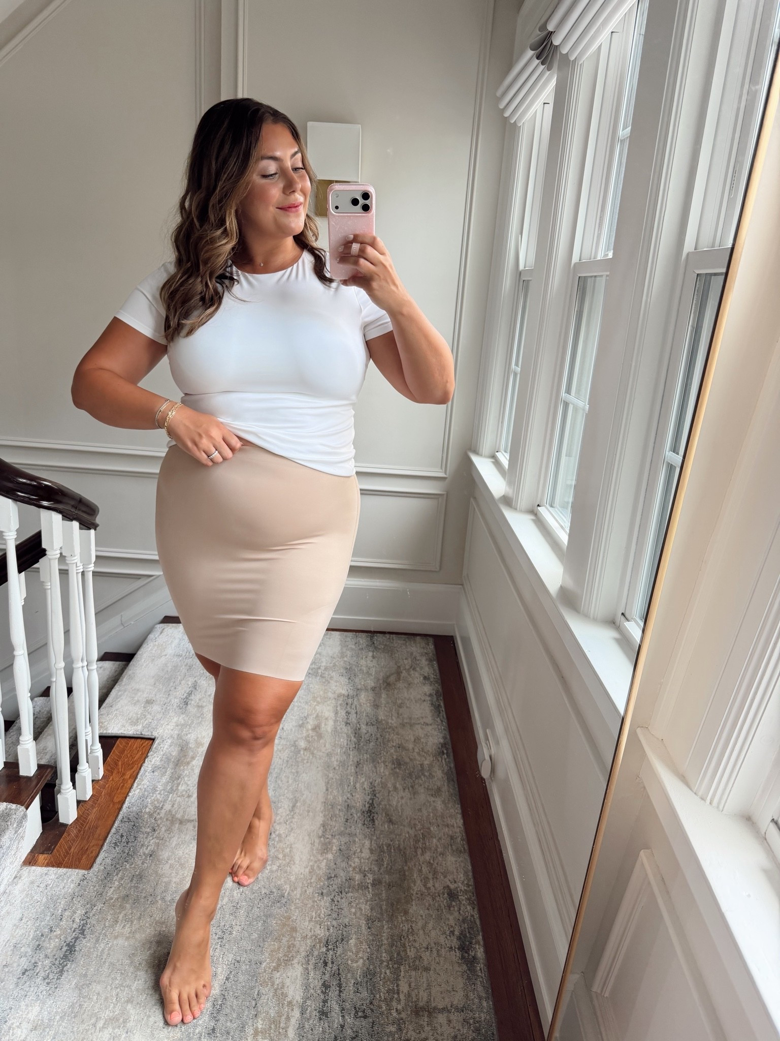 New Suit Your Fancy slip! Wearing size 1X in slip & 2X in t-shirt. Use CARALYN15 on your first order @Spanx

#LTKootd #LTKgrwm #LTKMidsize