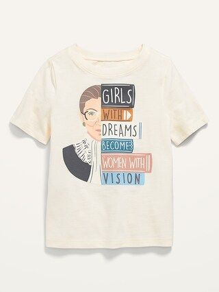 Ruth Bader Ginsburg Unisex Graphic T-Shirt for Toddler | Old Navy (US)