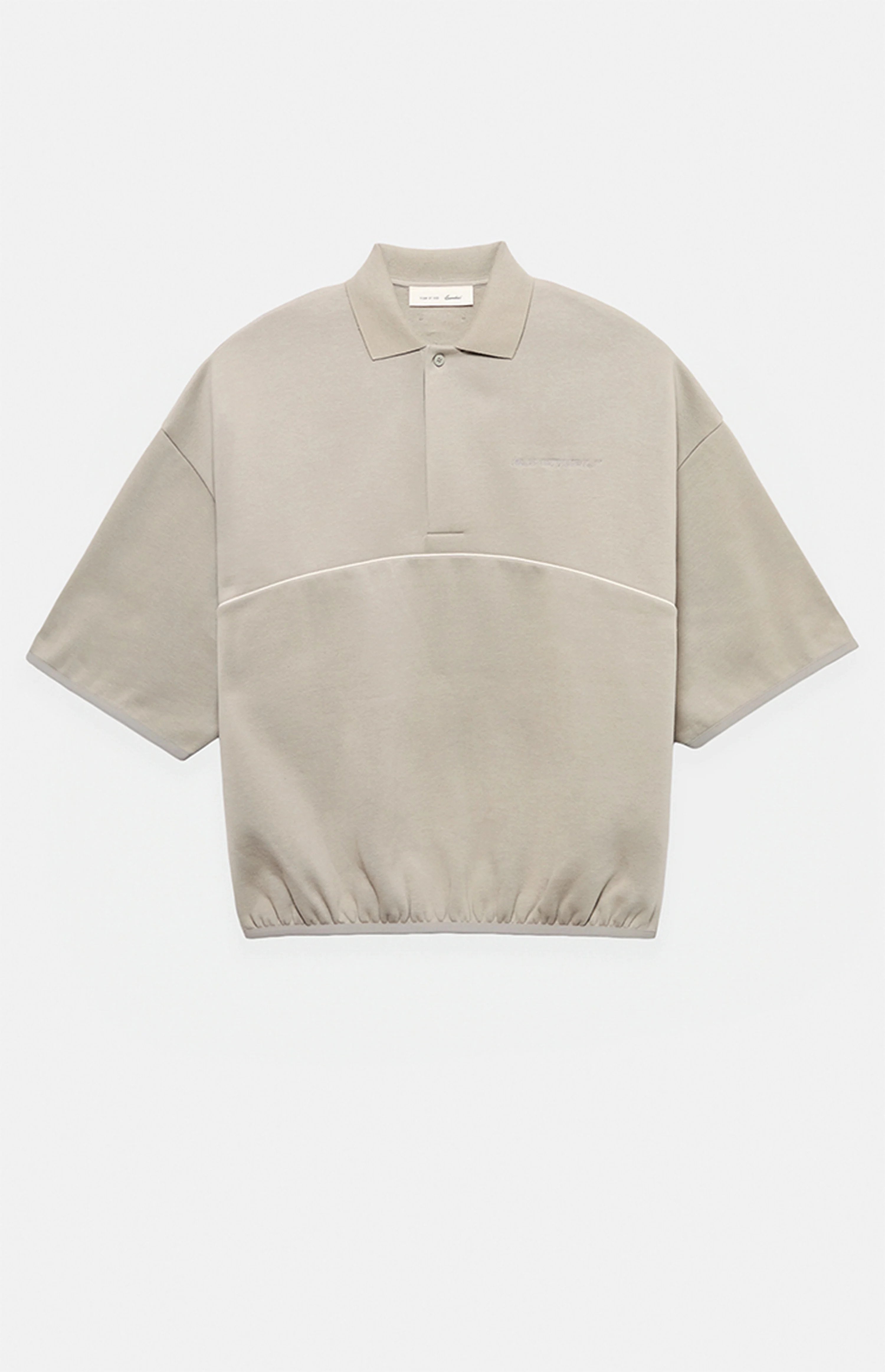 Fear of God ESSENTIALS Seal Active Trace 3/4 Sleeve Modern Polo Sweatshirt | PacSun