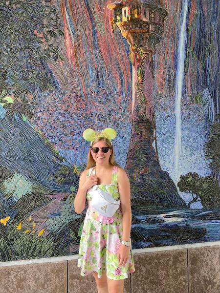 Tiana Disney outfit. Floral tennis dress for Disney  

#LTKunder50 #LTKSeasonal