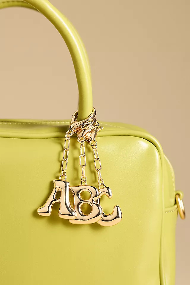 Bubble Letter Monogram Bag Charm | Anthropologie (UK)