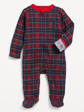 2-Way-Zip Printed Sleep & Play Footed One-Piece for Baby | Old Navy (US)