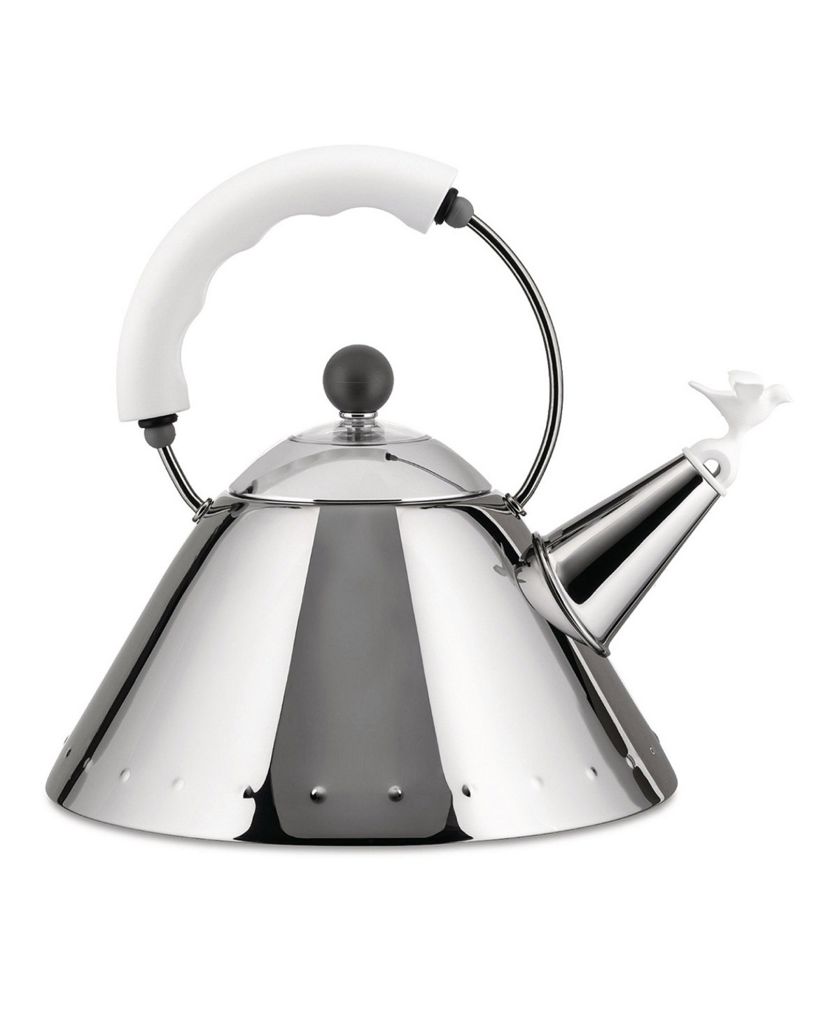 Alessi 2.1 Quart Tea Kettle by Michael Graves - Silver | Macy's