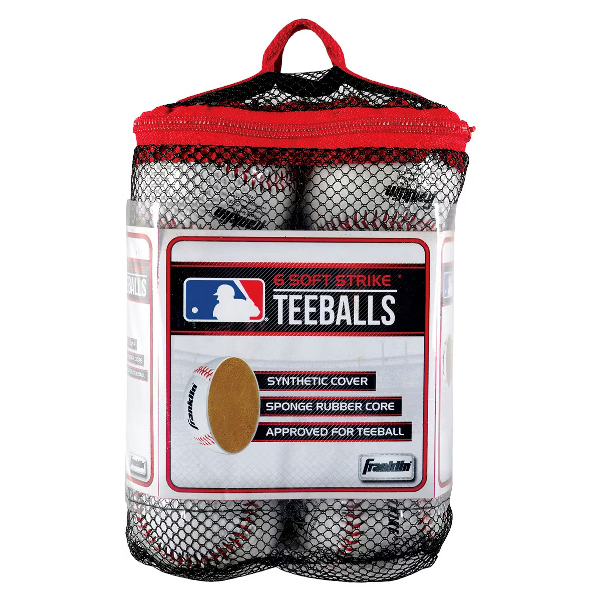 Franklin Sports Soft Strike Teeballs - 6pk: PVC & Rubber Baseball Equipment | Target