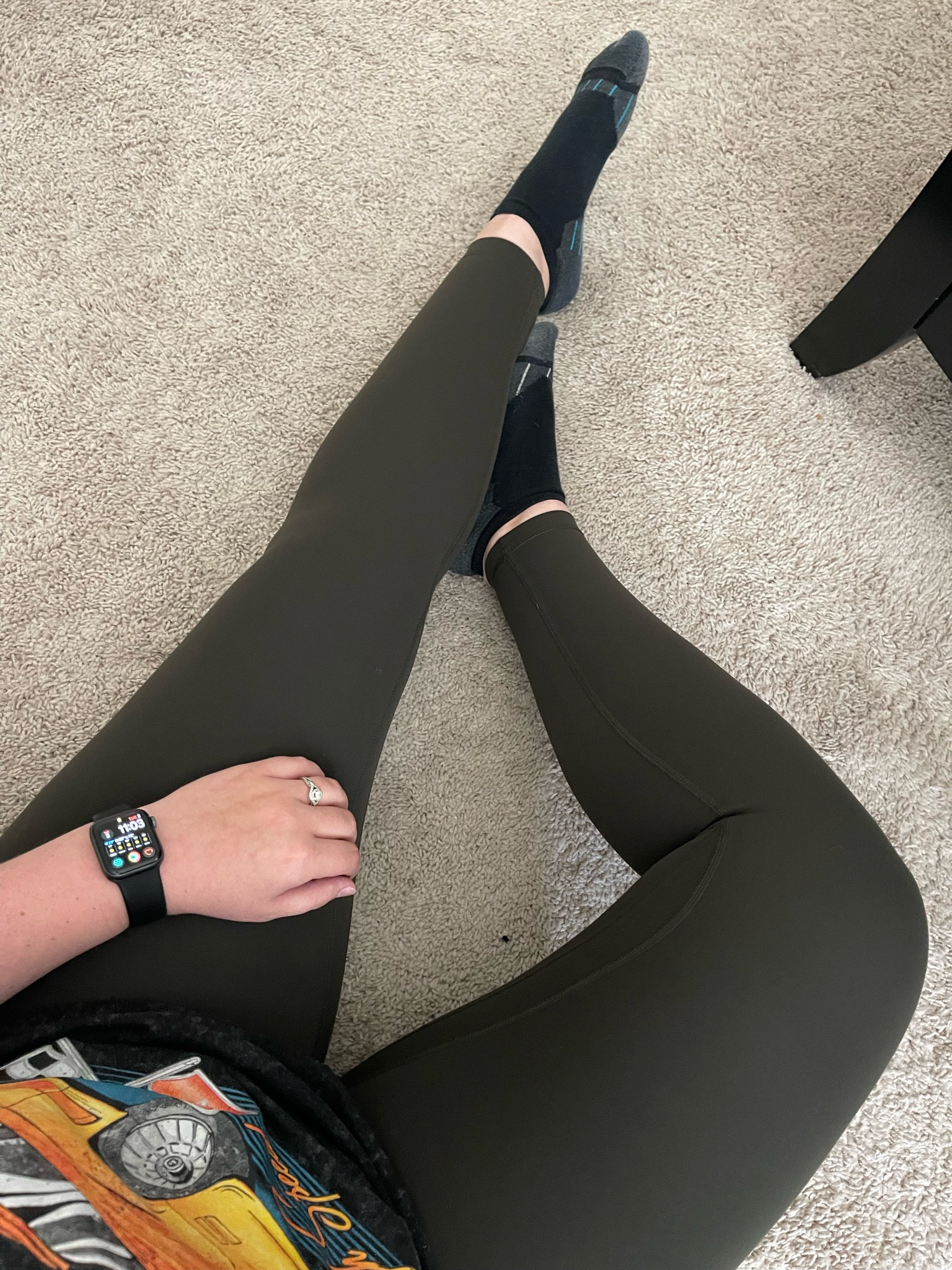 Workout pro hey nuts leggings! These are so soft! I think I like them better that the essential leggings by hey nuts! I got the dark olive color as well! Also I ordered the colorful koala leggings as well both are full length and size large 

#LTKMidsize #LTKFitness #LTKActive