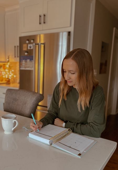 #ad my 2024 day designer 📒🖊️ @thedaydesigner planners are made to help you live a well-designed life with pages to set goals and plan out every day of the year intentionally. I am looking forward to using this beautiful, simple planner next year. ✨ snag your own for 15% off with code thehoneyprint15 #daydesigner #daydesignerpartner 

#LTKGiftGuide #LTKHoliday