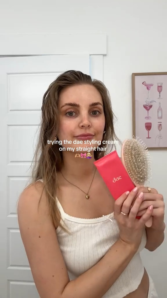 trying the dae styling cream 💗