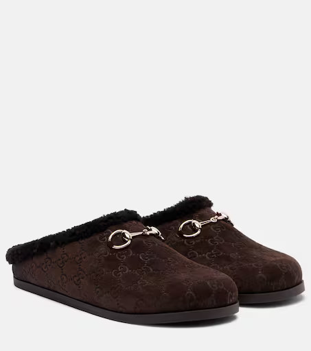 New Sol GG Horsebit suede slippers | Mytheresa (US/CA)