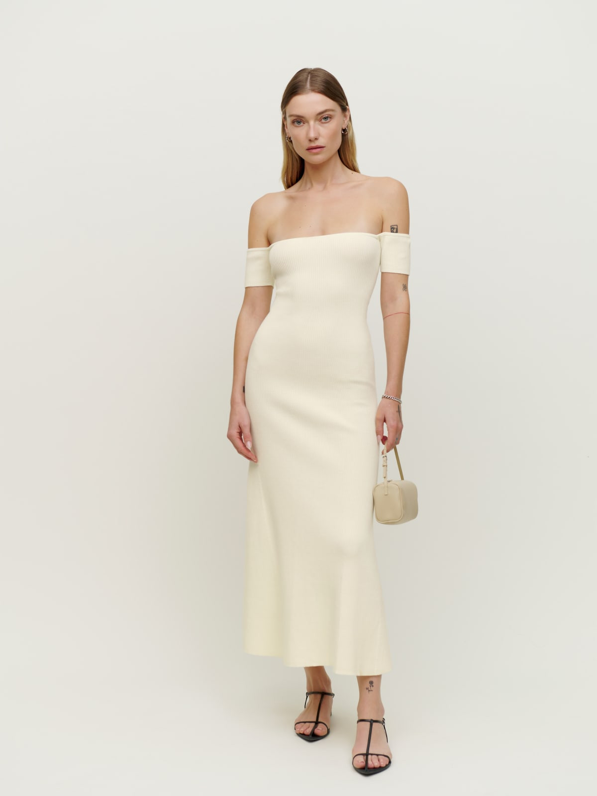 Ariele Cotton Sweater Dress | Reformation (Global)