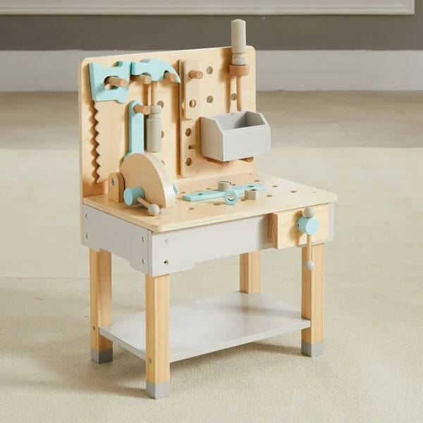 Little Builder Workbench, Natural | Maisonette