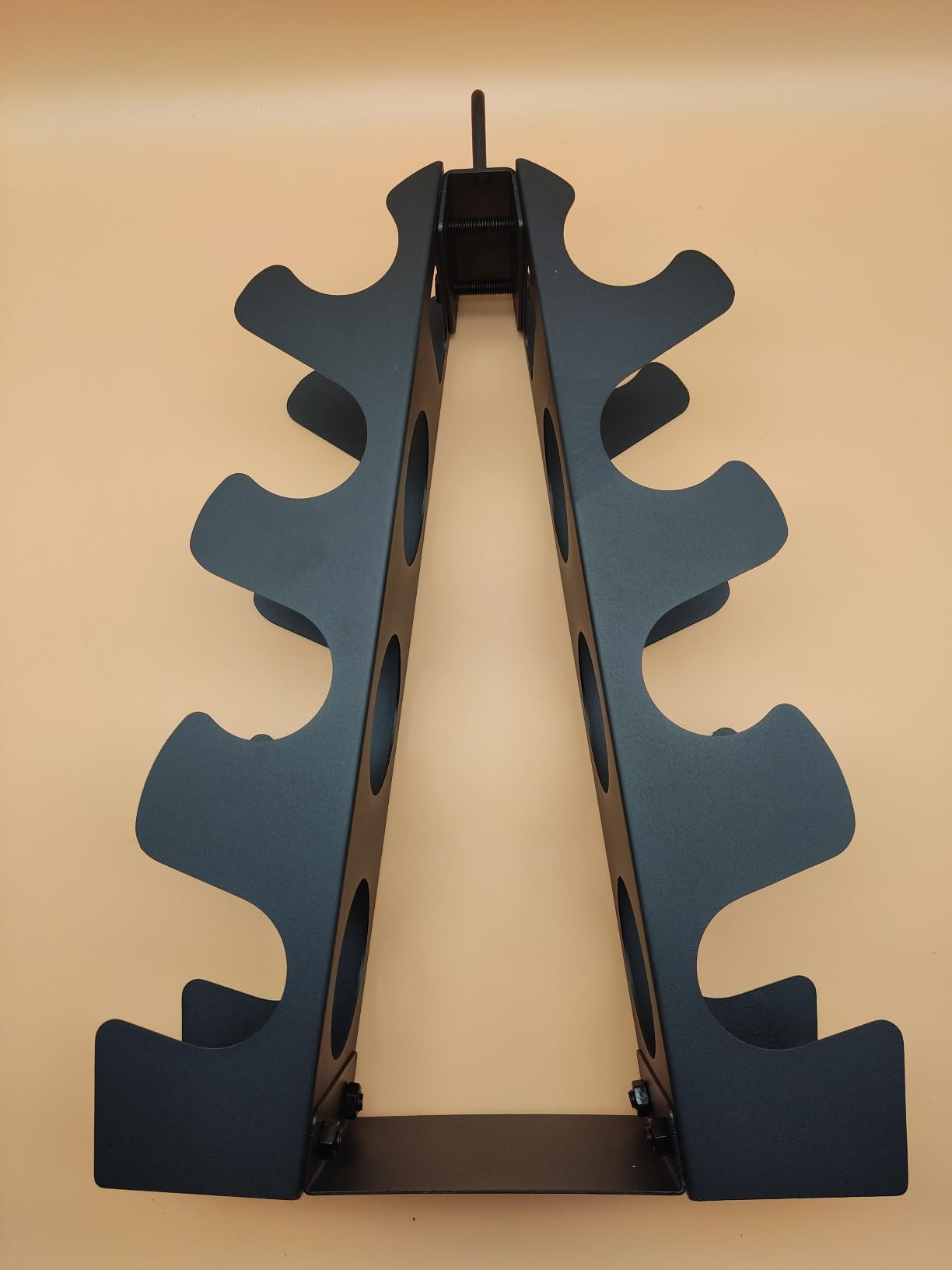 Funacay Hantelregal für Kurzhanteln, 4 Ebenen A-Frame Hantelregal Ständer nur, Alloy Stahl Hant... | Amazon (DE)