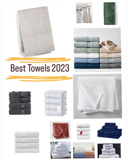 Best towels 2023! My favorite (Shalia’s) are still the @target Casluna Waffle Bath towels because they’re soft, lightweight, dry fast, never get smelly, and they look good! The one negative is that they’re not super absorbent. For people who want THAT, I’ve researched the best towels of 2023 from several sources and given you links of those named multiple times! Hope this helps! #besttowels

#LTKhome #LTKunder50