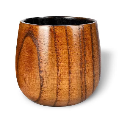 Dronkon Handcrafted Charred Wooden Old Fashioned Glass - 10oz Bourbon Cup, Unique Gift for Men, Dad, Husband, Brother | Target