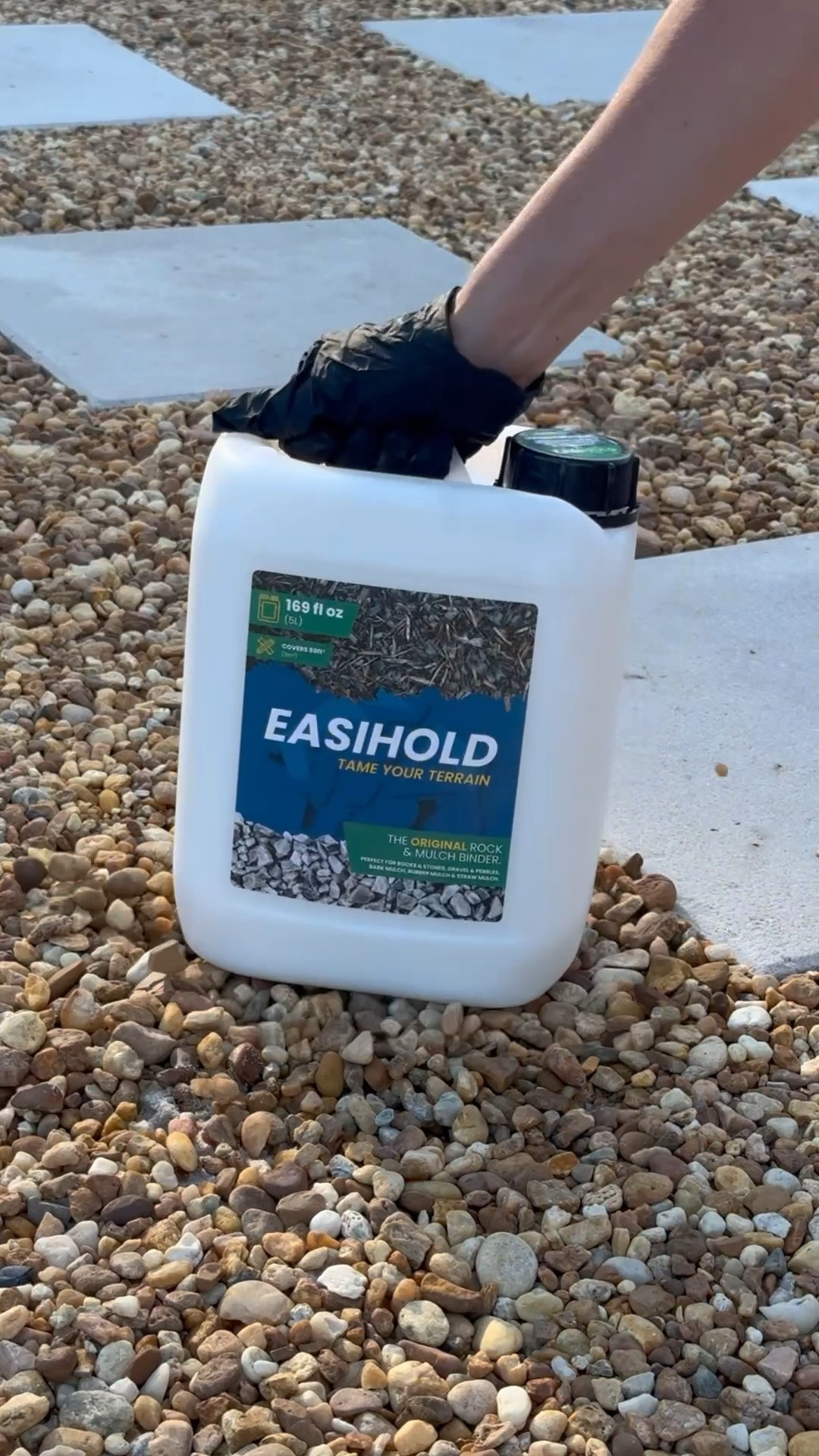 The best Mulch and rock glue!!! 
I used it for my whole stock tank pool area! 

#LTKSummerEdit #LTKHome #LTKFindsUnder50
