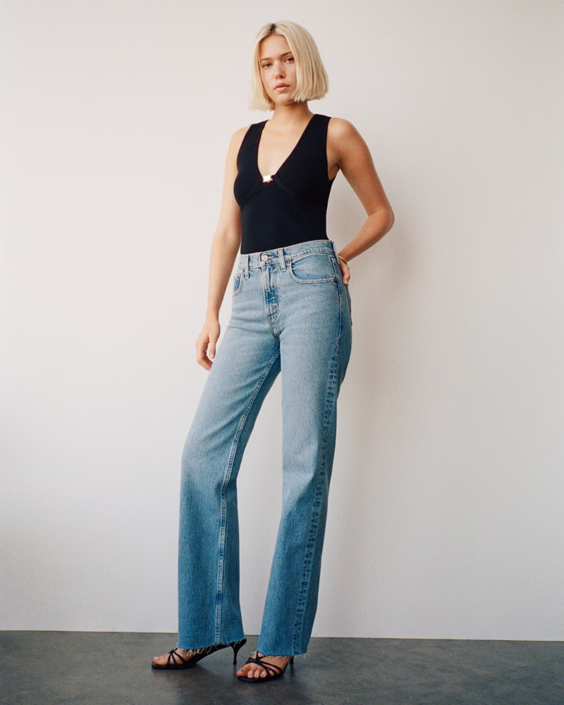 High Rise 90s Relaxed Jean | Abercrombie & Fitch (US)