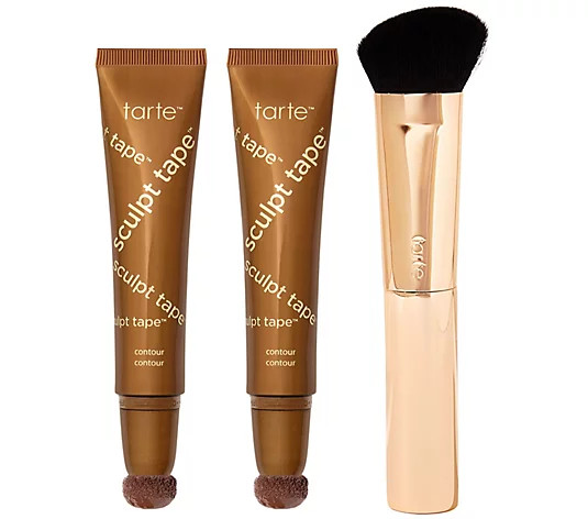 tarte Sculpt Tape Bronzing Wand Duo with Contour Brush - QVC.com | QVC