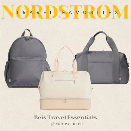 Béis Travel Nordstrom Items! 

Beis weekender, travel luggage bags sports backpack tote gray beige black white plane outfits inspo bolsas carry on bag maleta shoes clothes beis bags roller bags light luggage back to school teacher students kids aesthetic 

#LTKitbag #LTKtravel #LTKBacktoSchool
