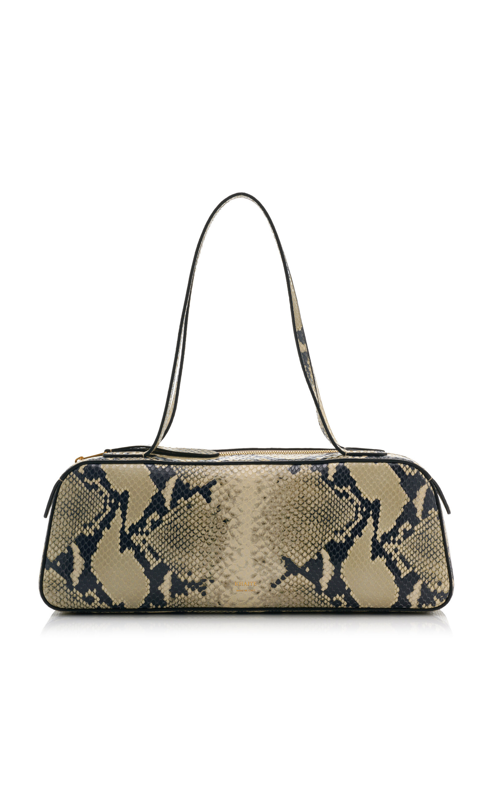 Simona Python-Effect Leather Shoulder Bag | Moda Operandi (Global)