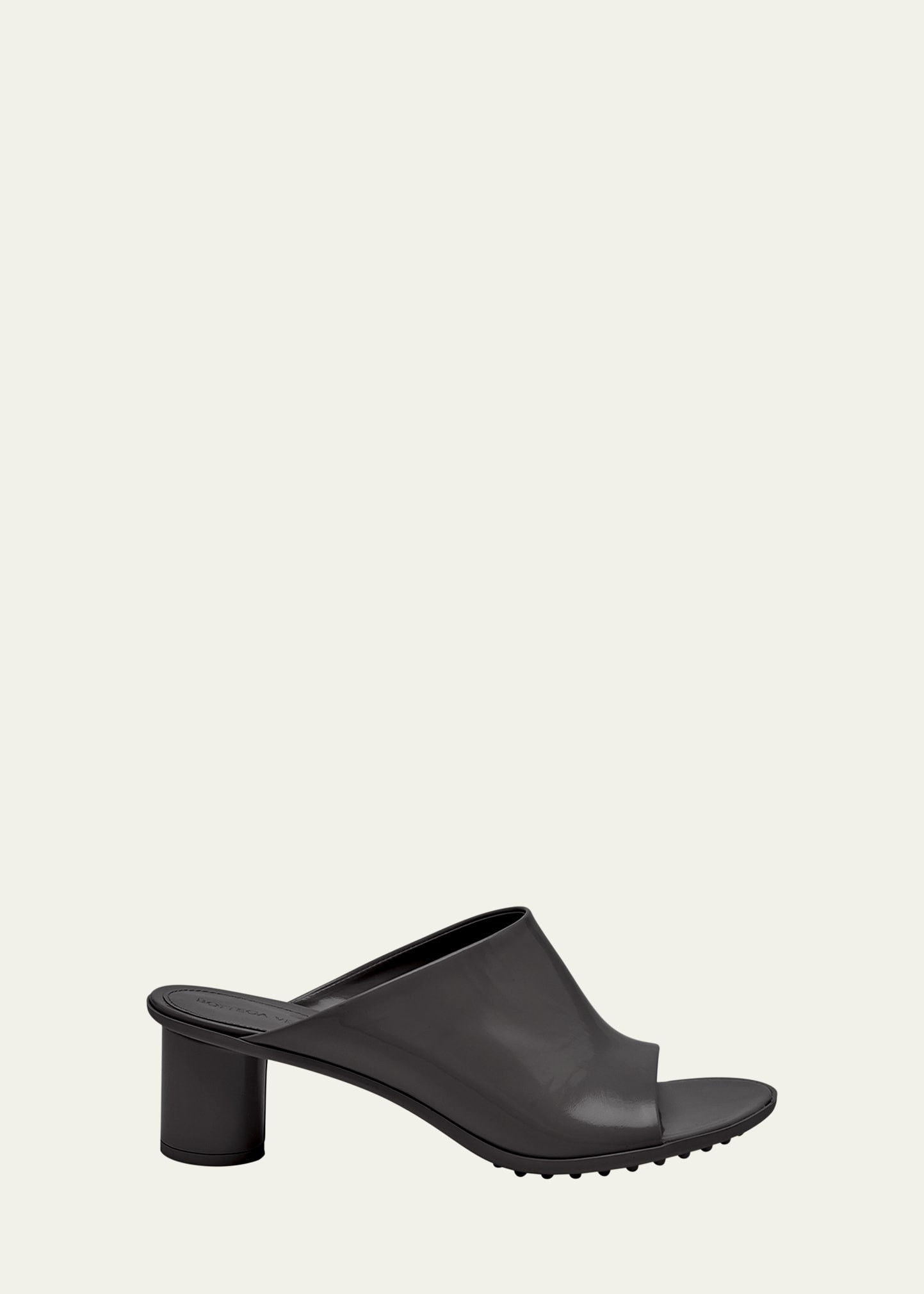Bottega Veneta Atomic Leather Cylinder-Heel Mules | Bergdorf Goodman