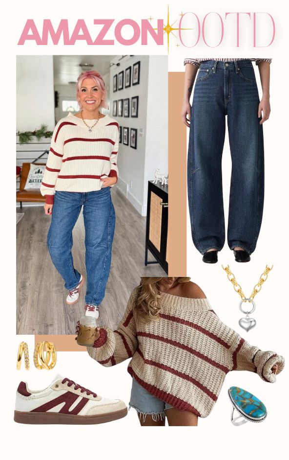 Spruce up your look with cozy sweaters and trendy sneakers! Sweater: Small Pants: Medium Shoes: TTS 

 #LTKootd #LTKSaleAlert