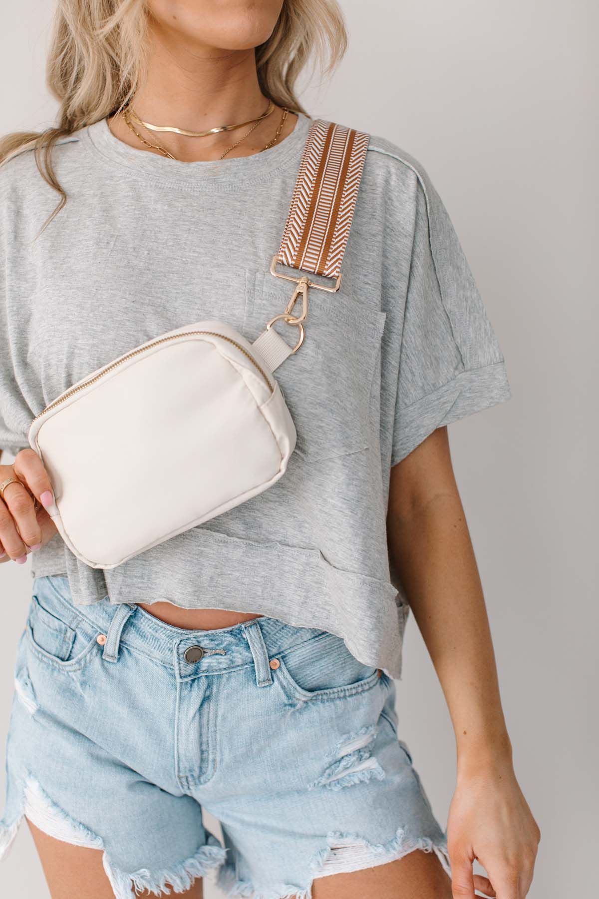 Natasha Ivory Belt Bag | The Post