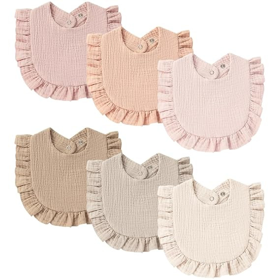 MairMore Baby Muslin Bibs Bandana Drool Bibs for Unisex Boys & Girls, Soft and Absorbent Cotton T... | Amazon (US)