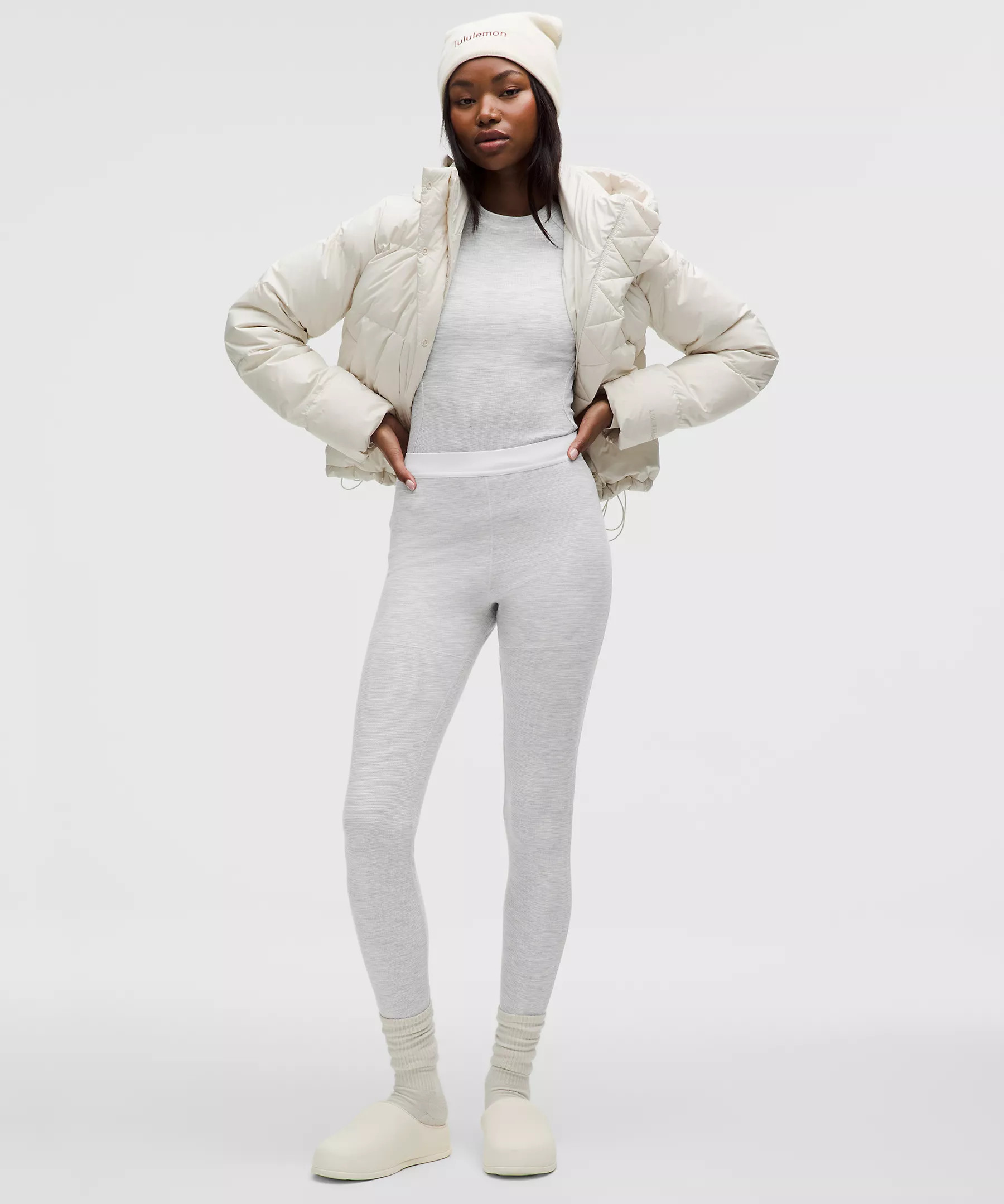 Waffle-Knit High-Rise Base Layer Tight 28" | Lululemon (US)