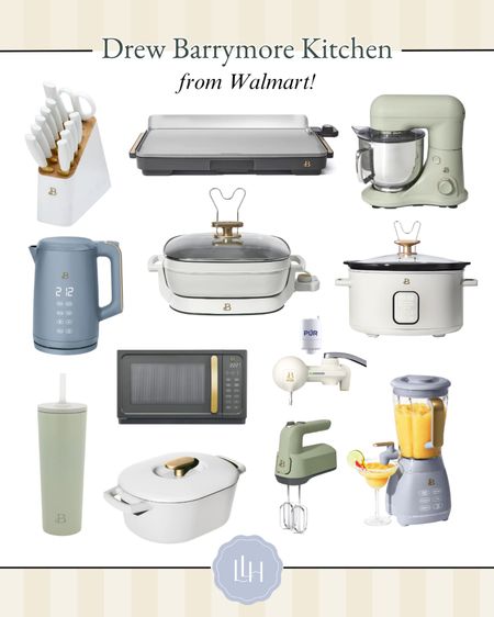Are you a fan of Drew Barrymore products from Walmart? They make the most stunning kitchen appliances!

Drew Barrymore | Coastal Kitchen | Walmart Kitchen | Grabdmillennial Kitchen 

#LTKhome #LTKfindsunder100 #LTKfamily
