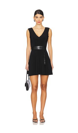 Norma Kamali Grace Mini Dress in Black. Taglia M. Also in S, XS. | Revolve Clothing (Global)