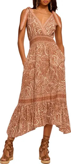 Mariam Tie Strap Handkerchief Hem Maxi Dress | Nordstrom