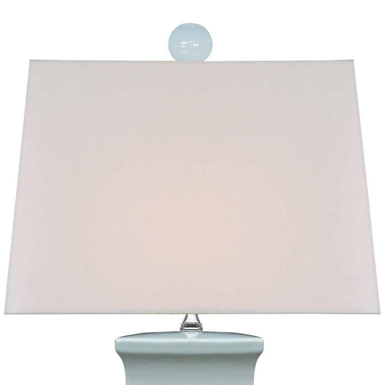 Ari Palladian Blue Porcelain Square Table Lamp - #61Y65 | Lamps Plus | Lamps Plus