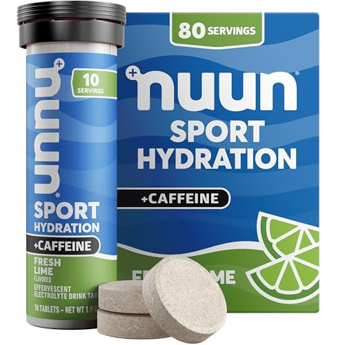 Nuun, Electrolyte Drink Tabs Energy Fresh Lime, 8 Count, 1.9 Ounce | Amazon (US)