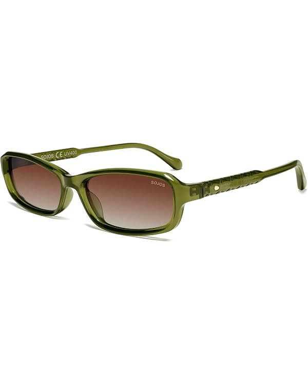 SOJOS Ocean Collection Retro Rectangular Polarized Sunglasses for Women Men Narrow 90s Square Sha... | Amazon (US)
