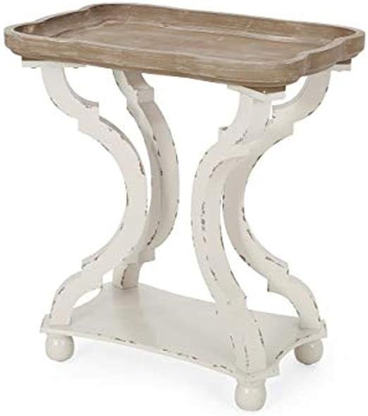 Christopher Knight Home Esther French Country Accent Table with Rectangular Top, Natural + Distre... | Amazon (US)
