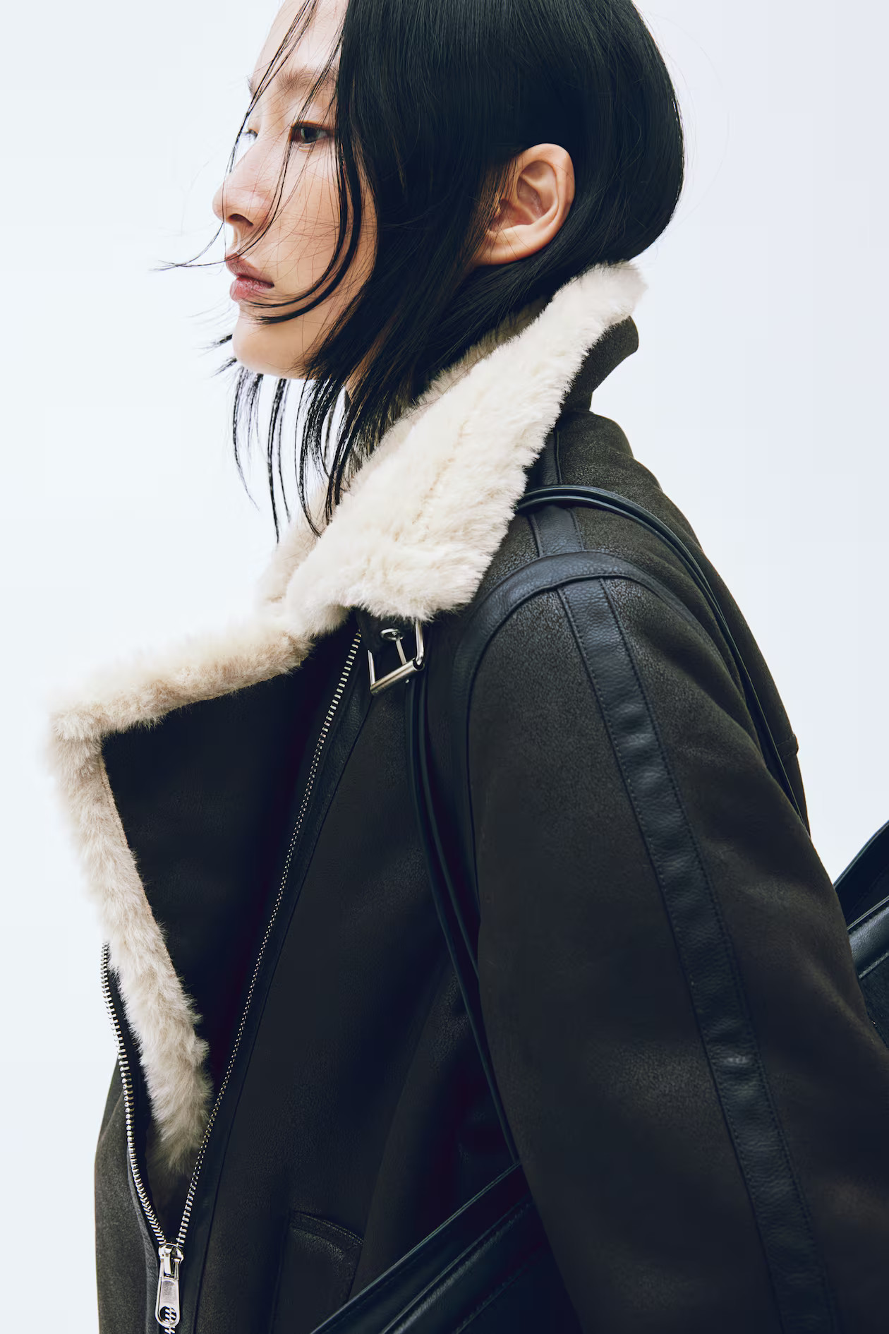 Oversized aviator jacket | H&M (UK, MY, IN, SG, PH, TW, HK)