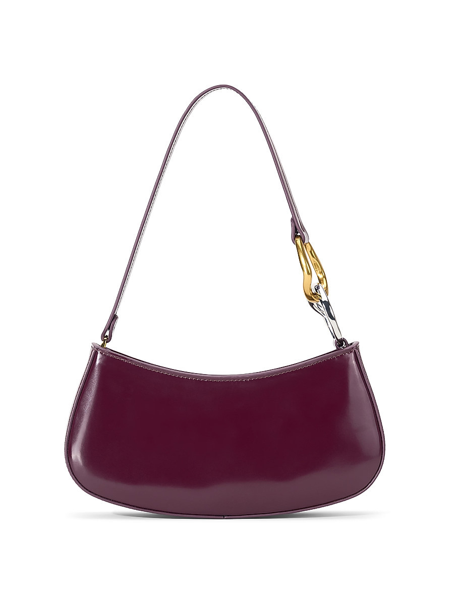 Women's Ollie Leather Shoulder Bag - Syrah | Saks Fifth Avenue