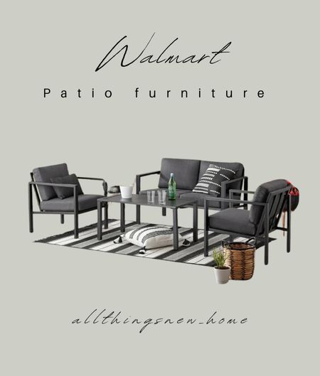 Patio furniture set for only $248‼️

#LTKHome #LTKxWalmart #LTKSaleAlert
