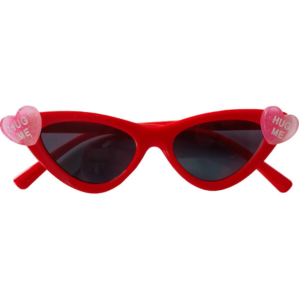 Love Story Elle Cat Eye Sunnies, Red | Maisonette
