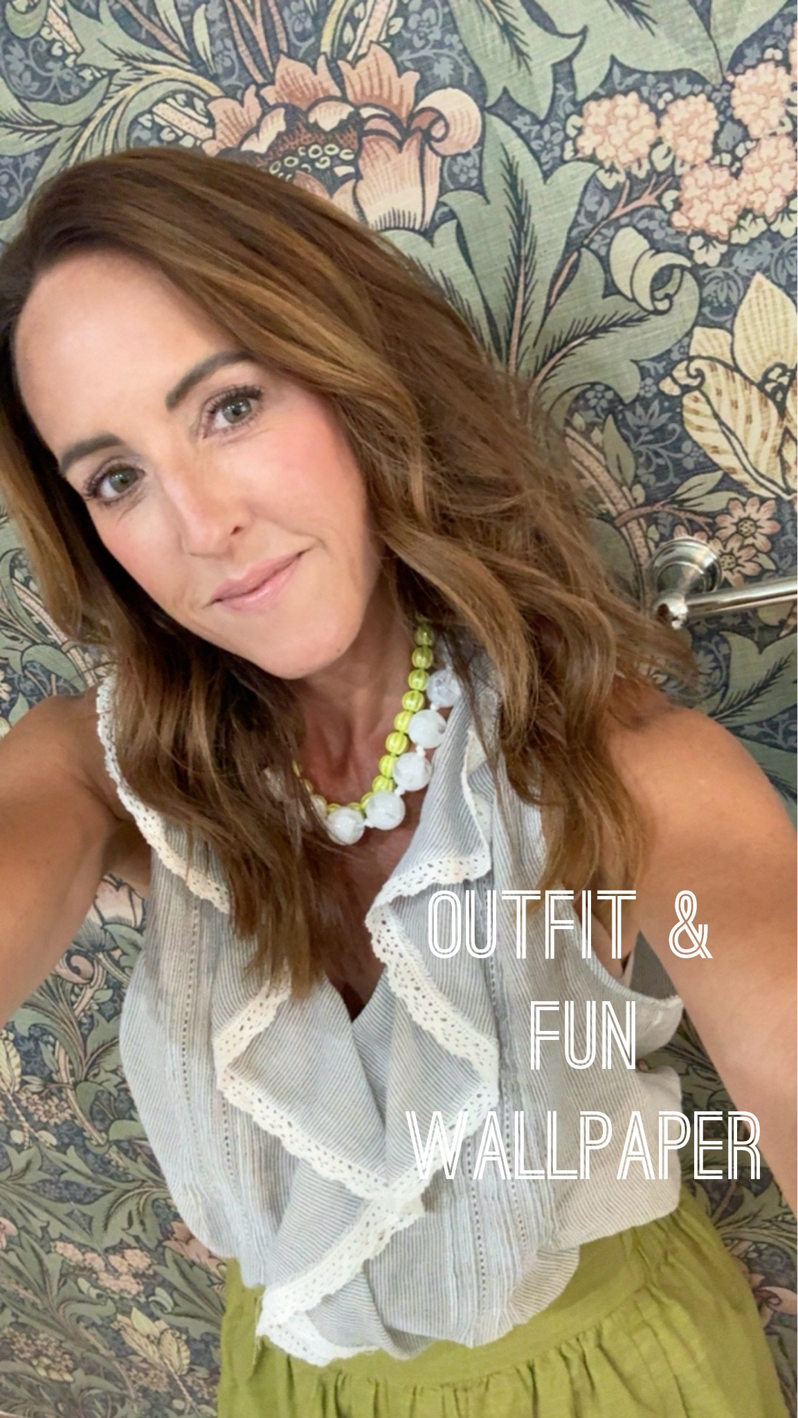 LOVING this peel & stick wallpaper. Really elevated our bathroom. 
#ad
@Wayfair #wayfairpartner #wayfair

#LTKootd #LTKHome