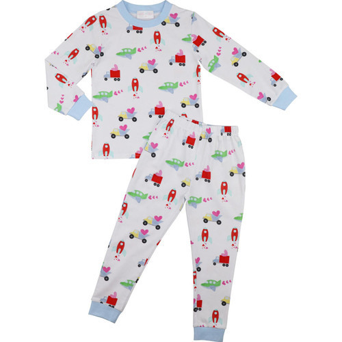 Airplane And Truck Valentine Pajamas | Cecil and Lou