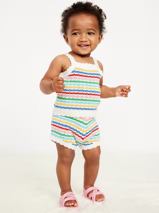Crochet-Knit Cami Top and Shorts Set for Baby | Old Navy (US)
